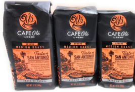 HEB Cafe Ole - SAN ANTONIO Medium Roast Ground  Coffee 12oz 3 Pk Texas - £34.38 GBP