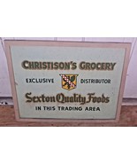 Christison&#39;s grocery Exclusive Distributor Sexton Quality Food Wood Sign... - £245.74 GBP