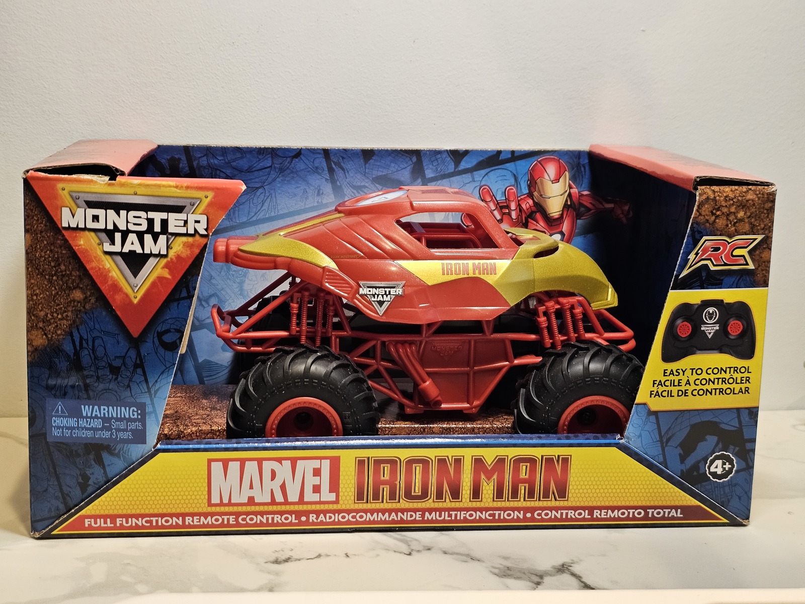 Monster Jam, Marvel Iron Man RC Monster 1:24 Scale Truck - $24.00