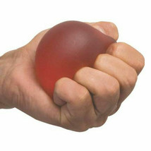Stress Relief Gel Squeeze Ball Exercise Finger Hand Grip Physical Therapy Health - £19.17 GBP