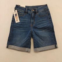 Parasuco Jeans Shorts Women&#39;s Size 2 Tummy Control Stretch Mid Rise Deni... - £10.91 GBP