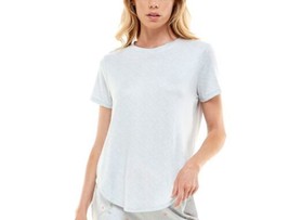 Roudelain Womens Whisper Luxe Short Sleeve Top Size X-Large Color Pearl Blue - £29.27 GBP