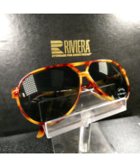 VINTAGE Riviera Eyewear Tortoise Brown Aviator Sunglasses - NEW, OLD STOCK - €25,28 EUR