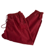 Vtg AIR JORDAN JUMPMAN Embroidered Spell Out Track Pants Cuffed Joggers ... - $85.50