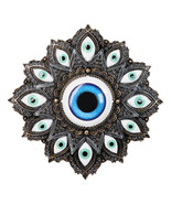 Evil Eye Of Providence With Geometric Sacred Symbols Decorative Wall Plaque - €33,37 EUR
