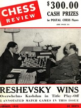 11645.Decor Poster.Room wall.Vintage home design.Chess Review.Reshevsky Wins art - £13.18 GBP+