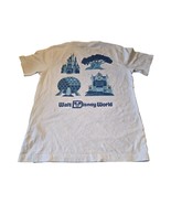 Walt Disney World Icons T-Shirt Small Castle Epcot Tree of Life Tower of... - $345.71 MXN