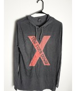 Ten Toes Down Lightweight Gray Pullover Hoodie Mens Size Medium - $268.31 MXN