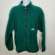 The North Face Fleece Jacket Men&#39;s Size XL Green Vented - $43.61