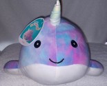 Squishmallows Hallie the tie-dye Narwhal 11&quot; NWT - $15.72