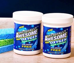 2 LA&#39;s Totally Awesome power Oxygen Base OXY CLEANER laundry booster 2x1... - £21.86 GBP