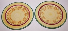 Lovely Pair Of Villeroy &amp; Boch Portugal Merry Winter 8 1/4&quot; Salad Plates - £25.89 GBP