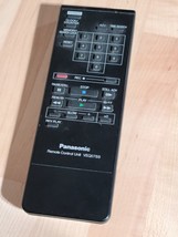 Panasonic VEQ0789 Vintage VCR Remote Control Black - OEM Original Genuine - £8.41 GBP