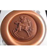 Norman Rockwell Christmas copper plate 8&quot; - $1,000.61 MXN