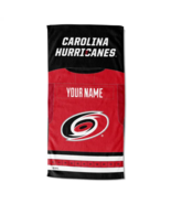 OFFICIAL NHL Jersey Personalized Beach Towel - Carolina Hurricanes - $49.99