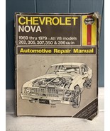 Haynes Repair Manual Chevrolet Nova 1969-1979 All V8 Models 24059 - $14.51 CAD