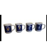 Morton Salt 150 Years Coffee Cups Tea Mugs Retro Full Set Made In Japan ... - $60.00