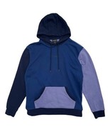 Staple Hoodie Sweatshirt Mens Large Blue Colorblock Embroidered Pigeon C... - $44.44 CAD