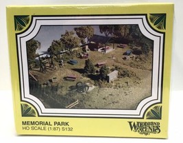 Woodland Scenics S132 HO Scale Memorial Park Made in USA 1993 SEALED NEW - £38.55 GBP