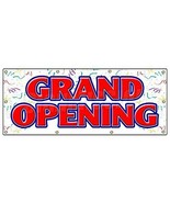 36&quot;x96&quot; Grand Opening Banner Sign New Store Sign Signs Open Soon - $62.36