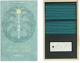 Nippon Kodo Oedo Koh Water Drop 60 Sticks Japanese Incense Box with Holder Japan - $32.44