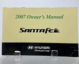 2007 Hyundai Santa FE Owners Manual OEM B03B02023 [Paperback] Hyundai - £39.15 GBP