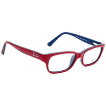 Ray-Ban Kids&#39; Eyeglasses RB 1527 3577 Red on Blue Rectangular Frame 45[]15 125 - £47.94 GBP