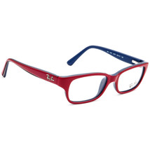 Ray-Ban Kids&#39; Eyeglasses RB 1527 3577 Red on Blue Rectangular Frame 45[]15 125 - $59.99