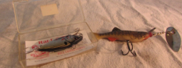 2  Vintage  fishing Lures RAT TRAP- RUBBER - $22.50