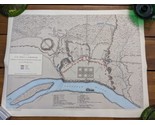 Revolutionary War Battle Map Attack On Savannah 1779 Reproduction 25&quot; X 19&quot; - £54.80 GBP