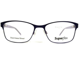 SuperFlex Brille Rahmen SF-562 M101 Lila Rechteckig Voll Felge 50-16-133 - £47.39 GBP