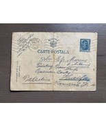 Antigua postal coleccionable de Rumania a Palestina 1941 Segunda Guerra ... - $13.74 CAD