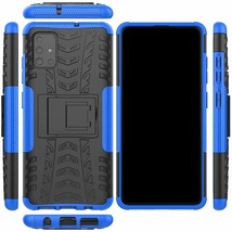 Samsung Galaxy A51 Case With Screen Protector Rugged Dual Layer Kickstand Cover - £24.38 GBP