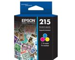EPSON 215 Ink Standard Capacity Tricolor Cartridge (T215530-S) Works wit... - £26.70 GBP