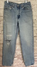 Vintage Levis Jeans Men Tag 34x34 (Actual 33x33) 550 Relaxed Fit Tapered - £85.63 GBP