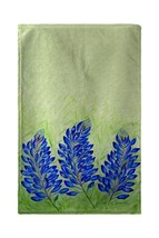 Betsy Drake Blue Bonnets Kitchen Towel - £23.28 GBP