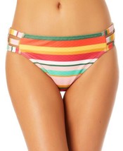 California Sunshine Juniors Bikini Bottom Color Multicolor Stripe Size M - $21.44