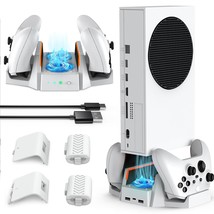 Upgraded Xbox Series S Cooling Stand With Dual Cooling Fan 3 Level Adjustable Sp - £43.90 GBP