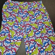 Wonder Woman Fleece Sleep Pajamas Pants Medium VGC - £3.18 GBP