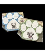 Dog Paw Print French Bulldog or Dalmatian Magnetic Note Pad NEW - $9.70 CAD