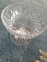 Waterford 5.5&quot; lead crystal pedestal candy dish - £78.68 GBP