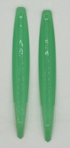 Vintage Tupperware Set of 2 Lettuce Corer 885-11 &amp; 885-9 Jadeite Green S... - £7.18 GBP