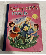 1946 Children&#39;s Hardcover Book Happy Hour Stories 382 pp~VG Vtg Condition - £11.69 GBP