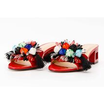 The Vigo Red Leather Block Heel Women Sandal image 2