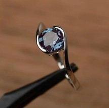 Genuine Certified AAA Natural Colour Change Alexandrite Ring Woman Gift For Wife - £34.40 GBP
