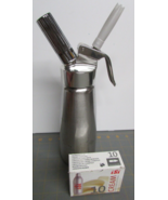 ISI Stainless Steel Whipped Cream Dispenser Maker 0.5 Liter/1 Pint Profe... - £105.72 GBP
