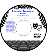 Dementia, Daughter of Horror 1955 DVD Movie  Adrienne Barrett Ed McMahon... - $4.99