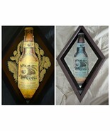 Coors Original Bottle Mirror Diamond Beer Sign Man Case 32 x 20 In Works - $227.69