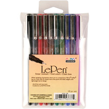 Le Pen Dark Set 10/Pkg-Assorted Colors - £16.94 GBP