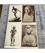 Vintage Postcards Field Museum Of Natural History Sculpture Photos Races... - €28,32 EUR